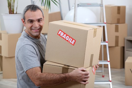 Professional packing services in Bermondsey preparing household boxes