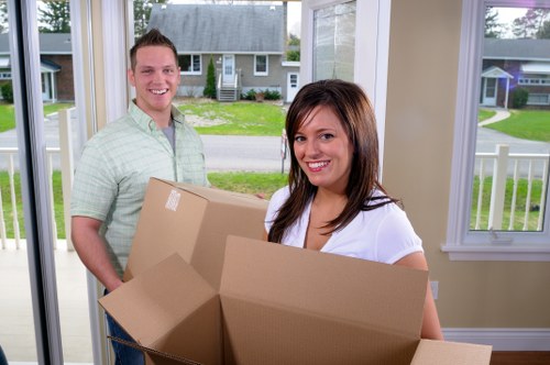 Professional removals team handling a move in Bermondsey